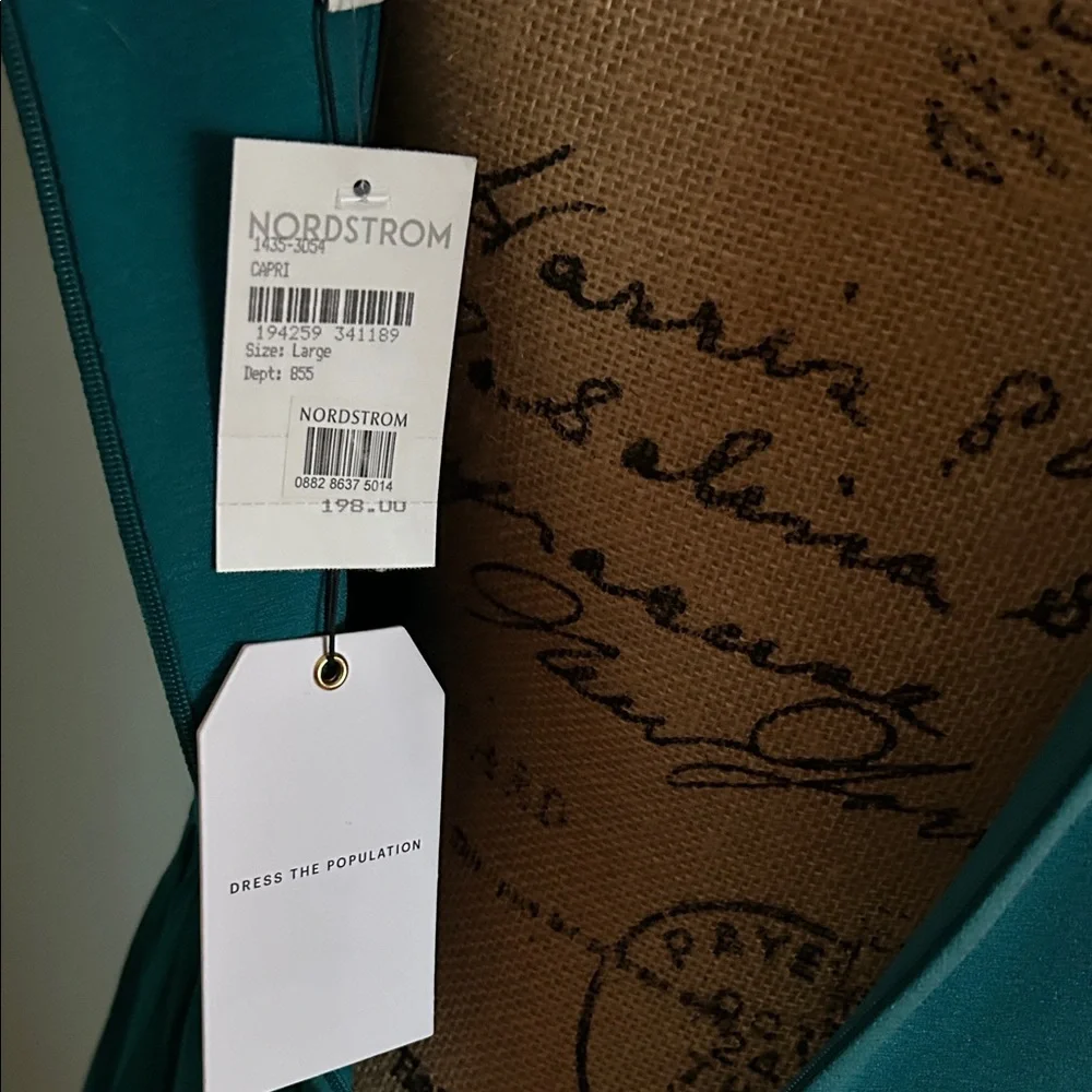 Dress the Population Deep Teal Dress - Picture 2 of 10